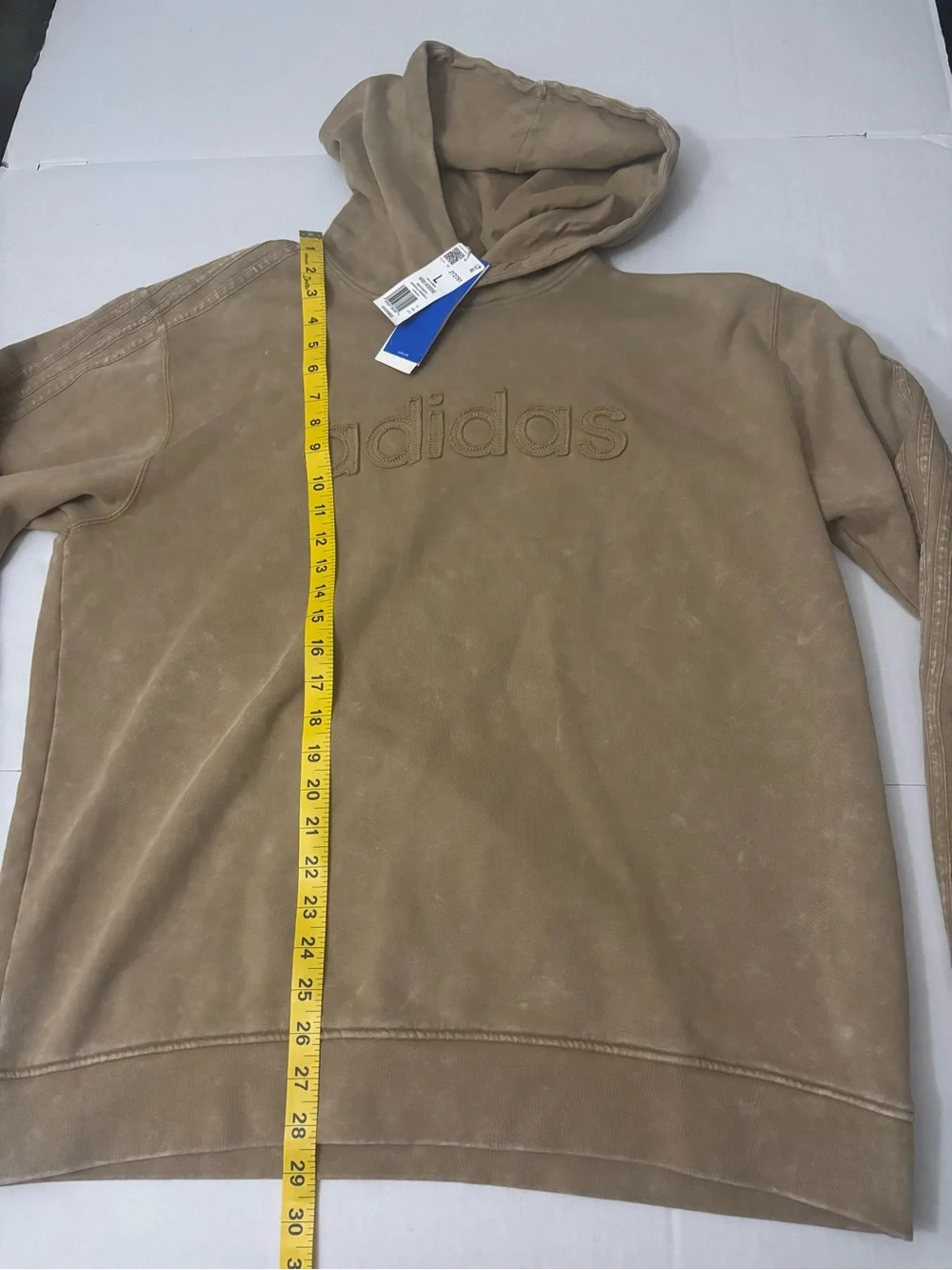adidas Men's Washed Hoodie Size L